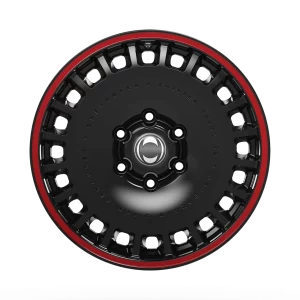 Ineos Grenadier (2023-Present) HUNTSMAN ARMOURED 5 TON RS-Forged LIGHT ALLOY WHEELS Satin Black Gloss Black