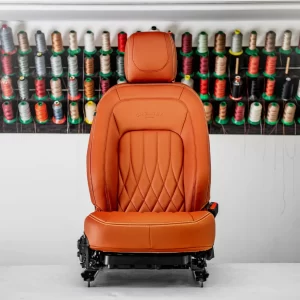 Land Rover Defender 130 (2020-Present) Comfort Leather Interior 1 Orange