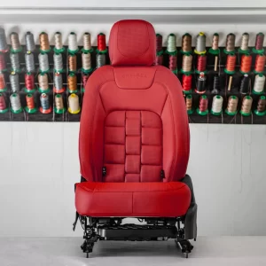 Land Rover Defender 130 (2020-Present) Comfort Leather Interior 2 Red